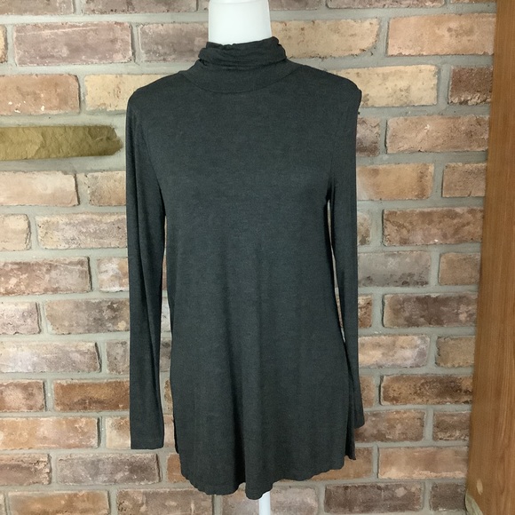CABLE & GAUGE Petite Cowl-Neck Knit Tunic Top 110 - Picture 1 of 9